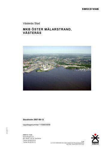 Ãvergripande MiljÃ¶konsekvensbeskrivning - VÃ¤sterÃ¥s stad