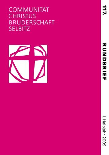 EINLADUNG - Communität Christusbruderschaft Selbitz