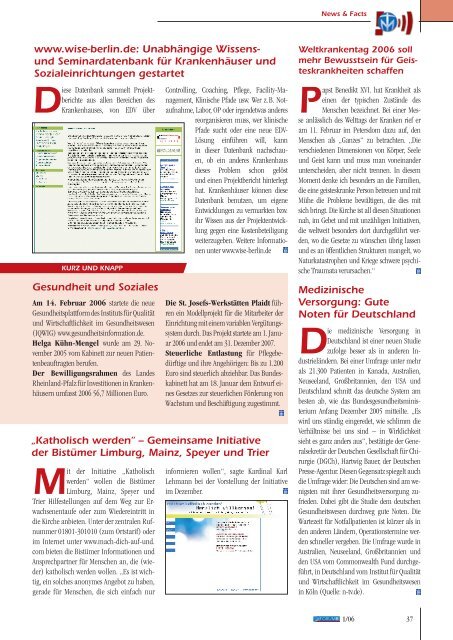 Infektionsschutz in Rheinland-Pfalz - Barmherzige Brüder Trier e. V.