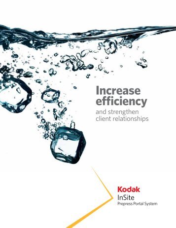 KODAK InSite Prepress Portal Brochure:707KB