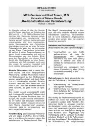 Ko-Konstruktion von Verantwortung - MÃ¼nchner Familien Kolleg