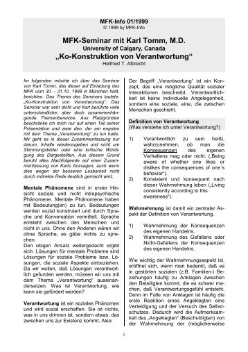 Ko-Konstruktion von Verantwortung - MÃ¼nchner Familien Kolleg