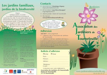 Association des Jardiniers de Tournefeuille Les jardins familiaux ...