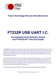 FT245R USB FIFO I.C.