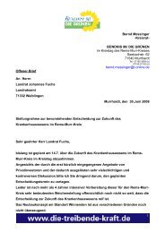 Bündnis 90/Die Grünen Kreisverband Rems-Murr