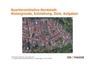 Quartiersinitiative Nordstadt: Hintergründe, Entstehung, Ziele, Aufgaben