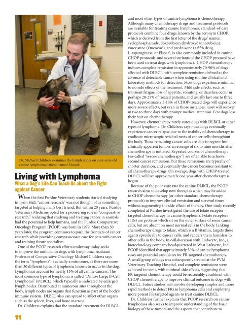 2013 PVM Report - Purdue University School of Veterinary Medicine
