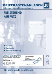 Ju-Briefkasten Verkleidungen Preise