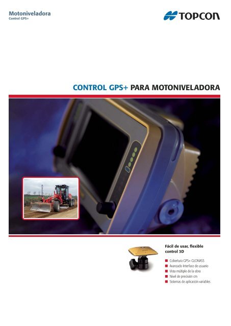control gps+ para motoniveladora - Topcon Positioning