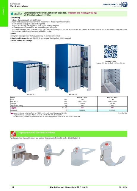 2. Katalog "Der Betriebsausstatter" Abteilung 1: Schränke