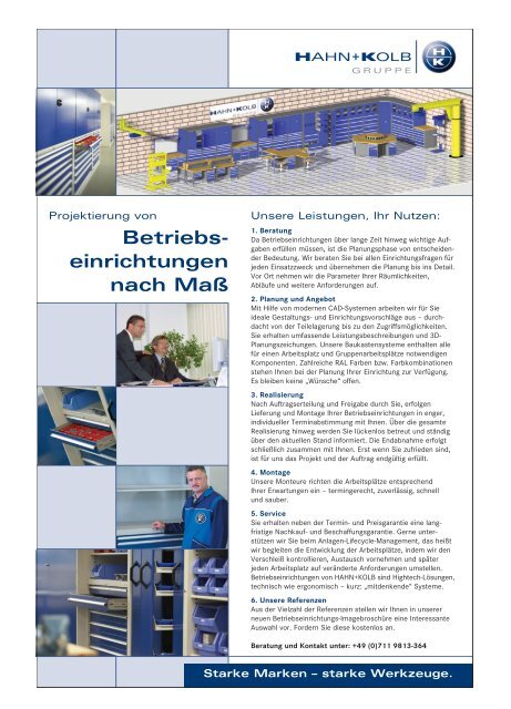 2. Katalog "Der Betriebsausstatter" Abteilung 1: Schränke