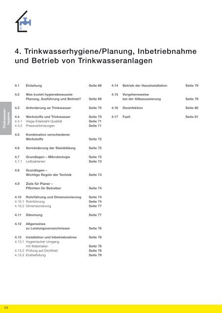 4. Trinkwasserhygiene/Planung, Inbetriebnahme und ... - Viega