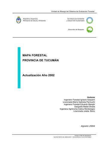 TucumÃ¡n - Secretaria de Ambiente y Desarrollo Sustentable