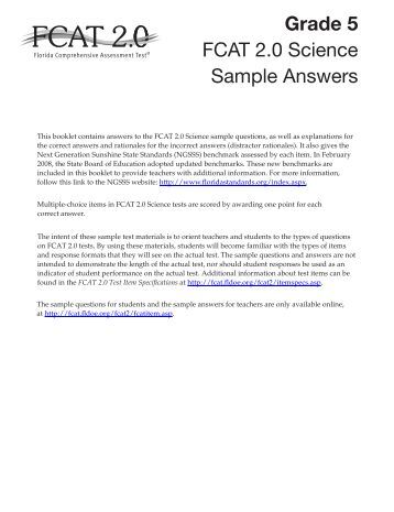 science fcat essay answer science fcat essay answer