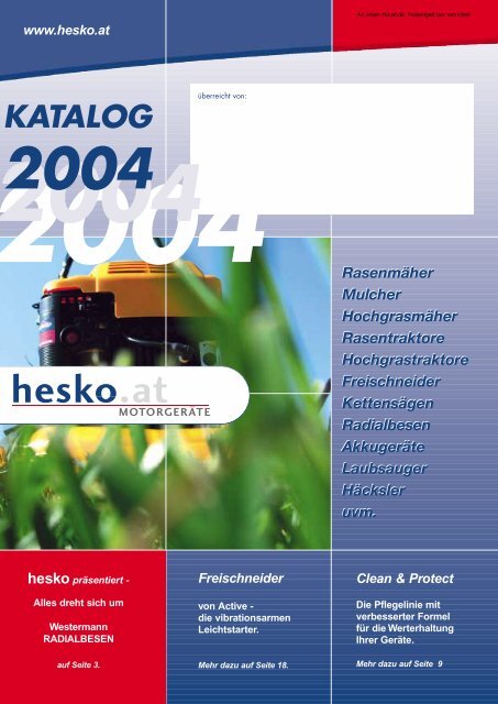 KATALOG 2004 - hesko.at