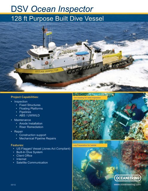 DSV Ocean Inspector - Oceaneering