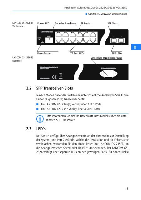 Installation Guide - LANCOM Systems