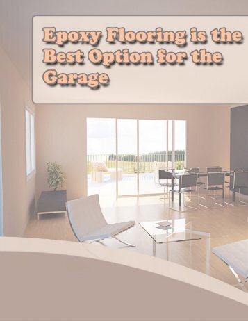 Epoxy Flooring is the Best Option for the Garage.pdf