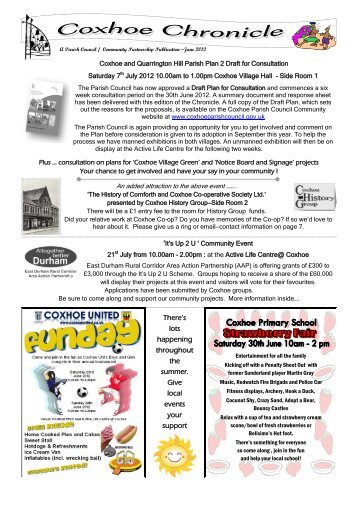 Coxhoe Chronicle June 2012.pdf - Parish and Town Council ...