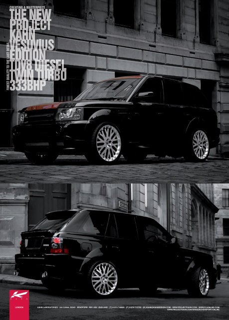 THE NEW PROJECT KAHN RANGE ROVER ... - A Kahn Design