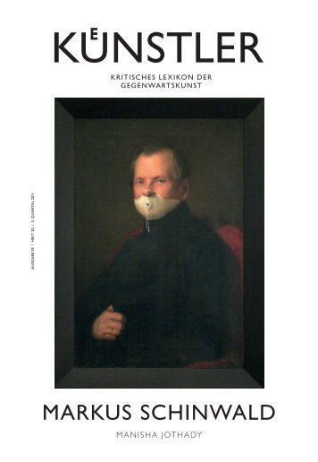 Markus schinwald - Zeit Kunstverlag