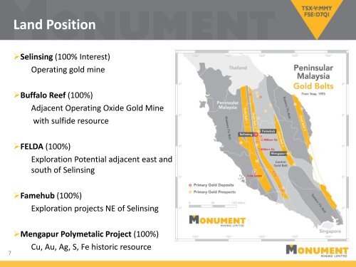Presentation - Monument Mining Limited