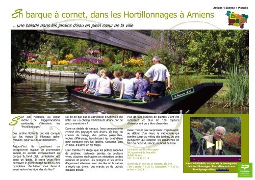 Les Hortillonnages d'Amiens - ComitÃ© RÃ©gional Tourisme de Picardie