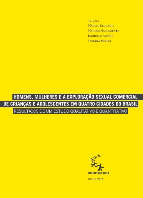 homens, mulheres ea exploraÃ§Ã£o sexual comercial de ... - Promundo