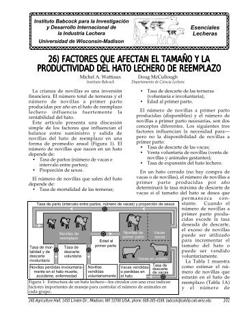 26) factores que afectan el tamaÃƒÂ±o y la ... - Babcock Institute