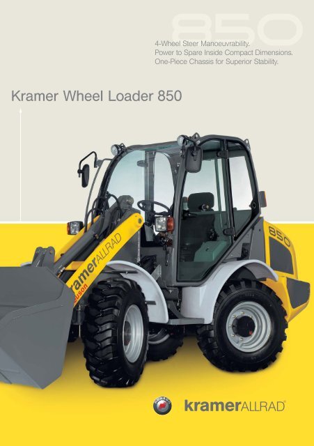Kramer Wheel Loader 850 - Cebeko