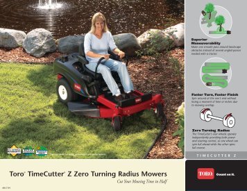 Toro® TimeCutter® Z Zero Turning Radius Mowers