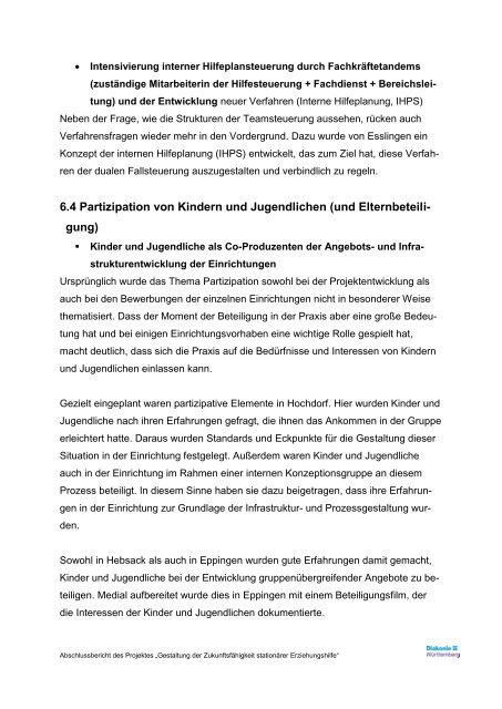 Bericht "Zukunft stat. Jugendhilfe" - Kommunalverband für Jugend ...