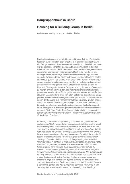 Detail Konzepte 9/2008 (PDF, 3.7MB) - roedig.schop architekten berlin
