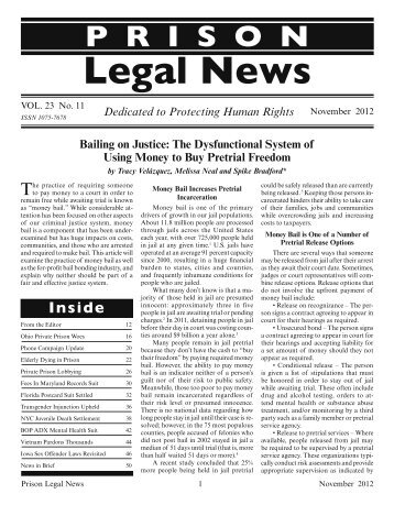 Bailing on Justice - Prison Legal News