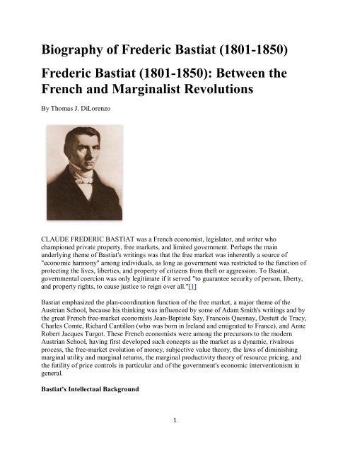 Frederic Bastiat