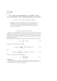 88 ON q-LAPLACE TRANSFORMS OF A GENERAL CLASS OF q ...