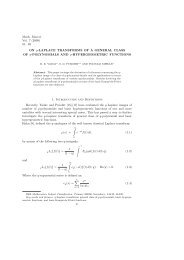 88 ON q-LAPLACE TRANSFORMS OF A GENERAL CLASS OF q ...