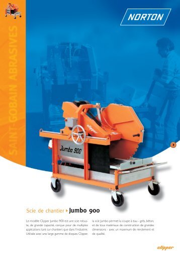 Scie de chantier Jumbo 900 - Norton Construction Products