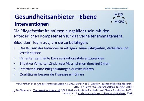 Das Problem der Therapie-Adhärenz bei Dialysepatienten