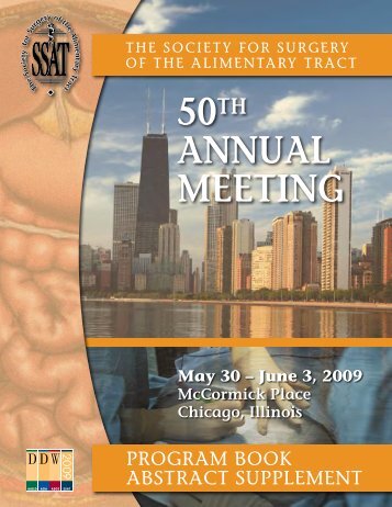 50th AnnuAl Meeting - Society for Surgery of the Alimentary Tract