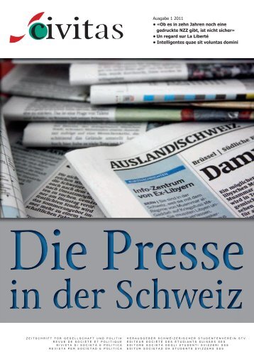 Ausgabe 1 2011 â¢ Â«Ob es in zehn Jahren noch eine ... - Schw. StV