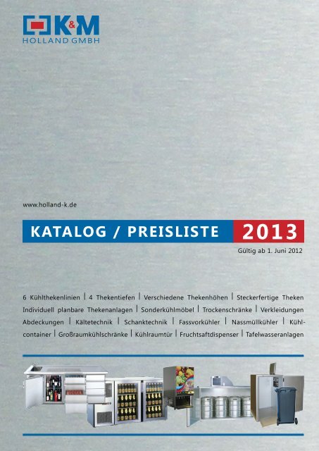 Katalog 2013 - K&M Holland