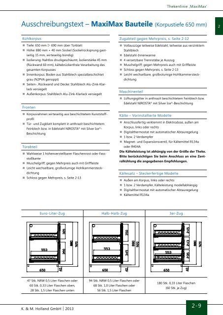 Katalog 2013 - K&M Holland