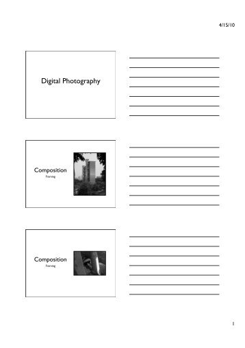 Digital Photography Presentation [pdf]