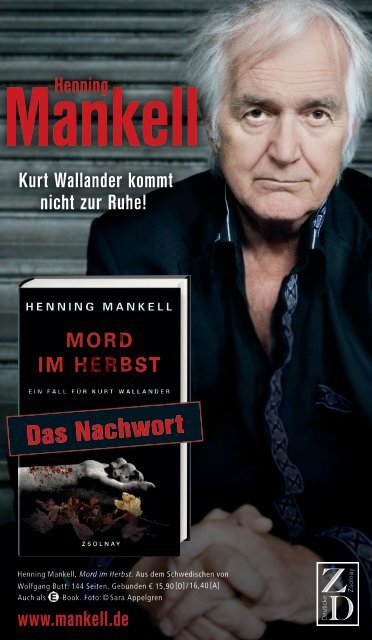 Nachwort (PDF) - Henning Mankell