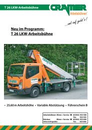 T 26 - Cramer Arbeitsbühnen