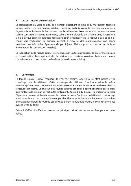 Principe de fonctionnement de la façade active ... - Charpente concept