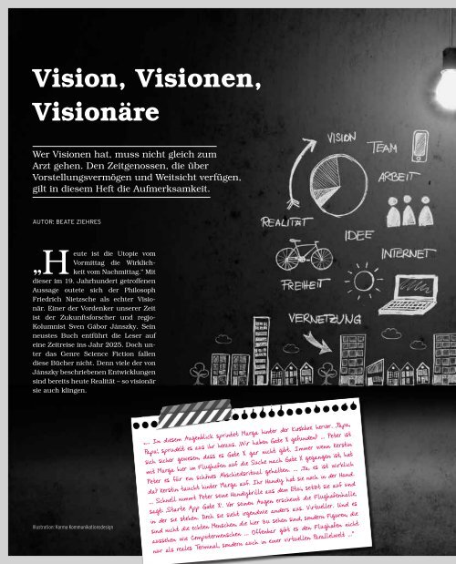 regjo Südostniedersachsen - Heft IV 2013 - Visionen