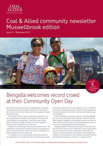 Coal & Allied Community Newsletter Muswellbrook edition December