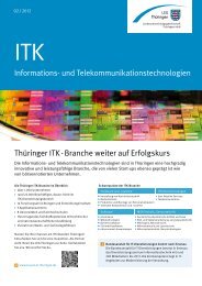 und Telekommunikationstechnologien Thüringer ITK - Invest in ...